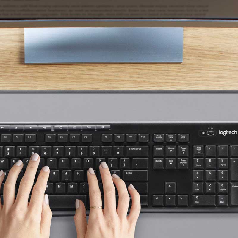 Logitech MK270 Clavier souris sans fil (920-004510)
