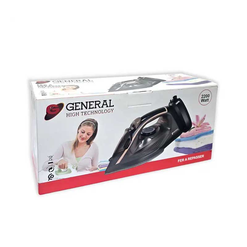 Fer à Repasser Sans Fil GENERAL DM-2268B 2200W Vapeur Noir