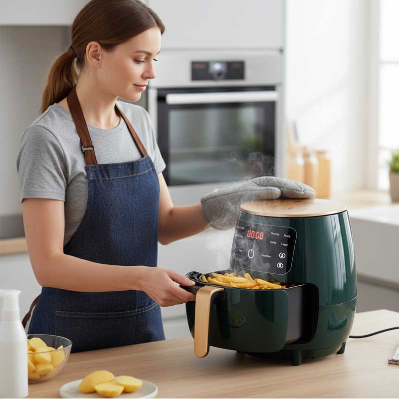 Air Fryer GENERAL AF-01 6L 1350W Friteuse Sans Huile Vert