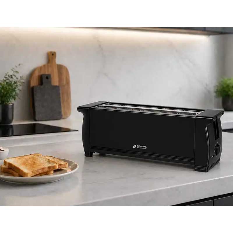Grille-Pain GENERAL YJT-188A 4 Tranches 1300W Noir