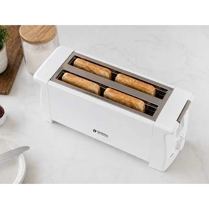 Grille-Pain GENERAL YJT-188A 4 Tranches 1300W Blanc