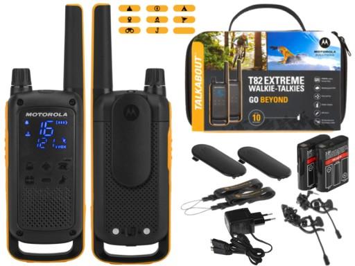 Paire de Talkie walkie Motorola T82 Extreme Longue portée