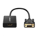 Adaptateur Ugreen VGA vers HDMI avec alimentation micro USB (60814)