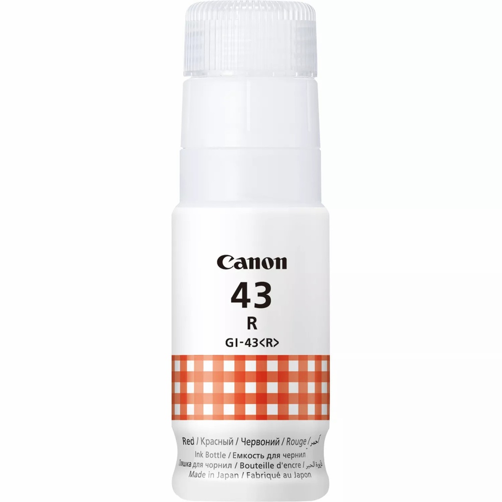 Bouteille d'encre Canon GI-43 Red