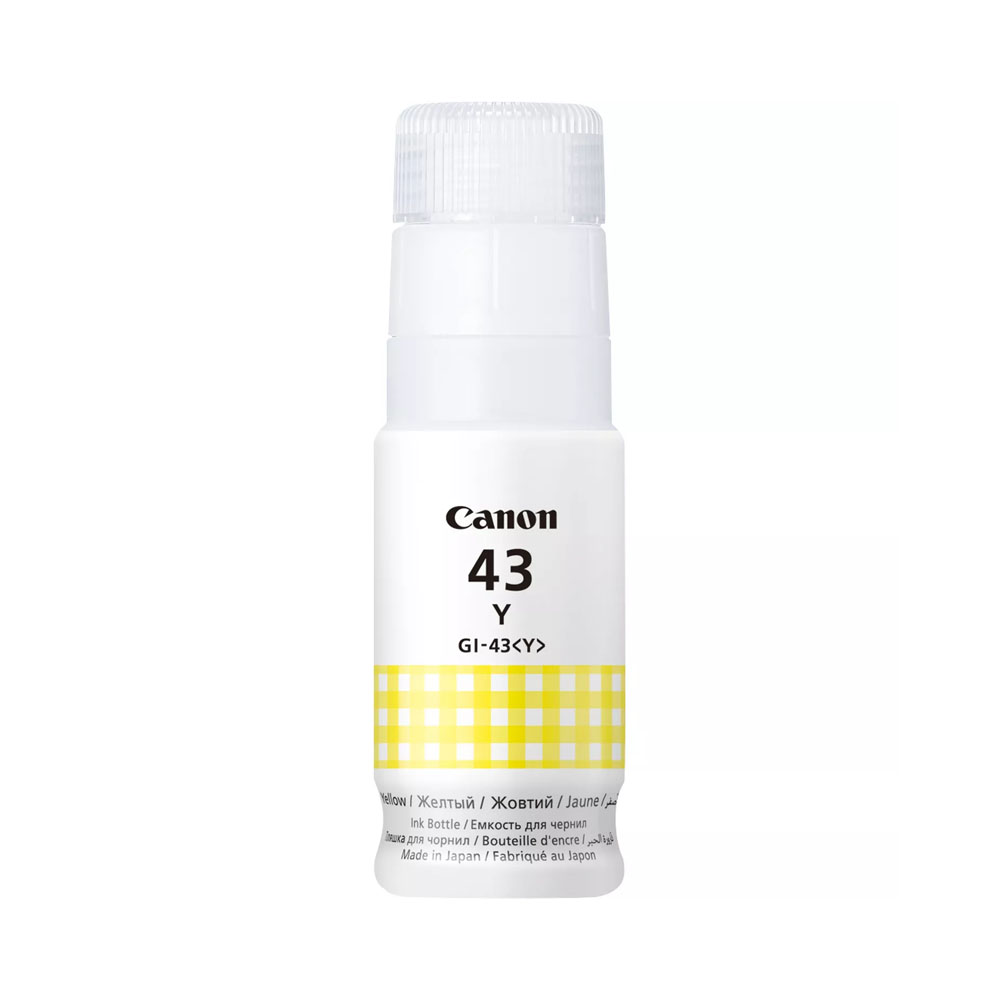 Bouteille d'encre Canon GI-43 Jaune