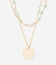 Collier Moonstone 'Elynne' amazonite (3C/L120Vj)