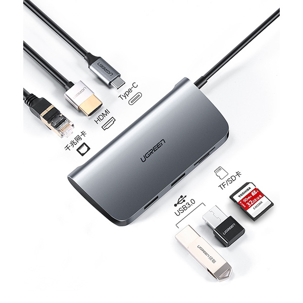 Adaptateur Ugreen USB-C 6 en 1 (50852)