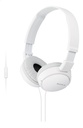 Casque Sony ZX110 Avec Fil Blanc (MDRZX110APWC1E)