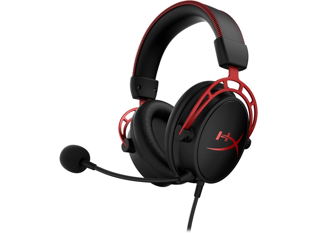Casque filaire gaming avec micro HyperX Cloud Alpha HX-HSCA-RD/EM  (4P5L1AM)