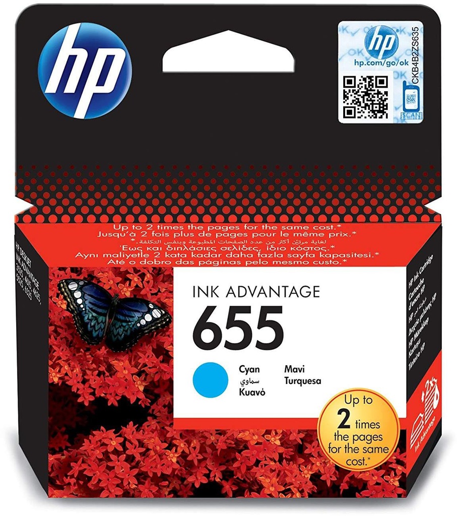 Cartouche 655 Cyan