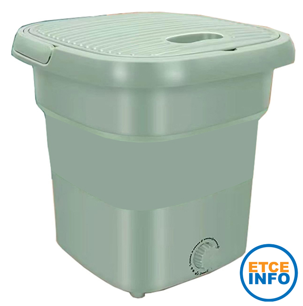 Machine à laver portative pliante de 10 L Vert