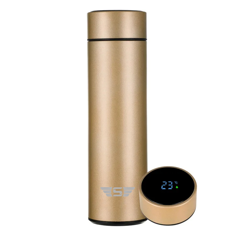 Gourde Smartedge isotherme Stainless steel dorée