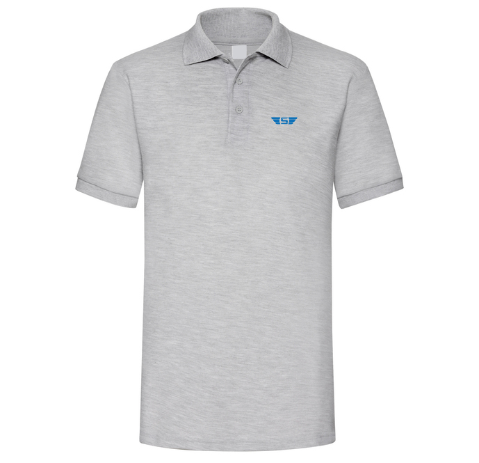 POLO LEGEND unisexe Gris 100% cotton