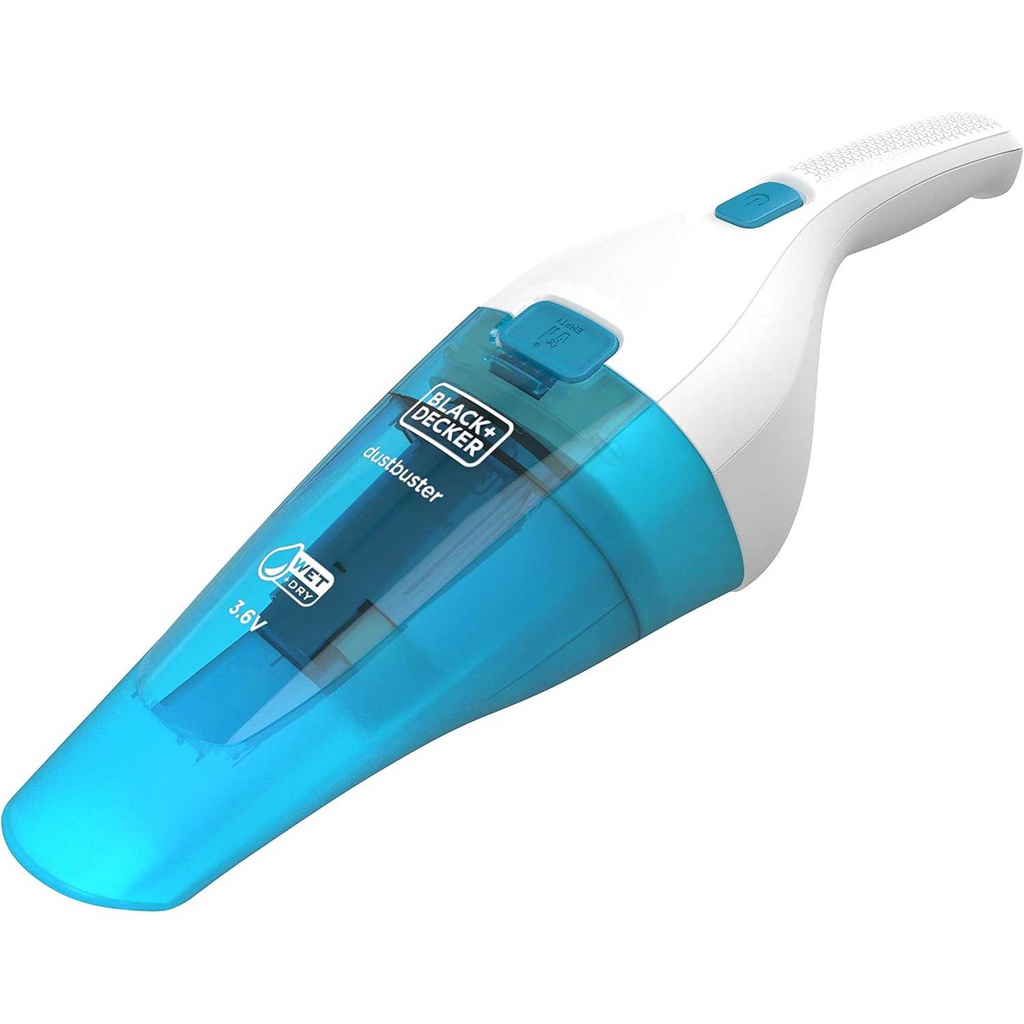 Black+Decker Aspirateur à main sans fil Dustbuster Wet &amp; Dry + accessoires (wdc115wa-b5)