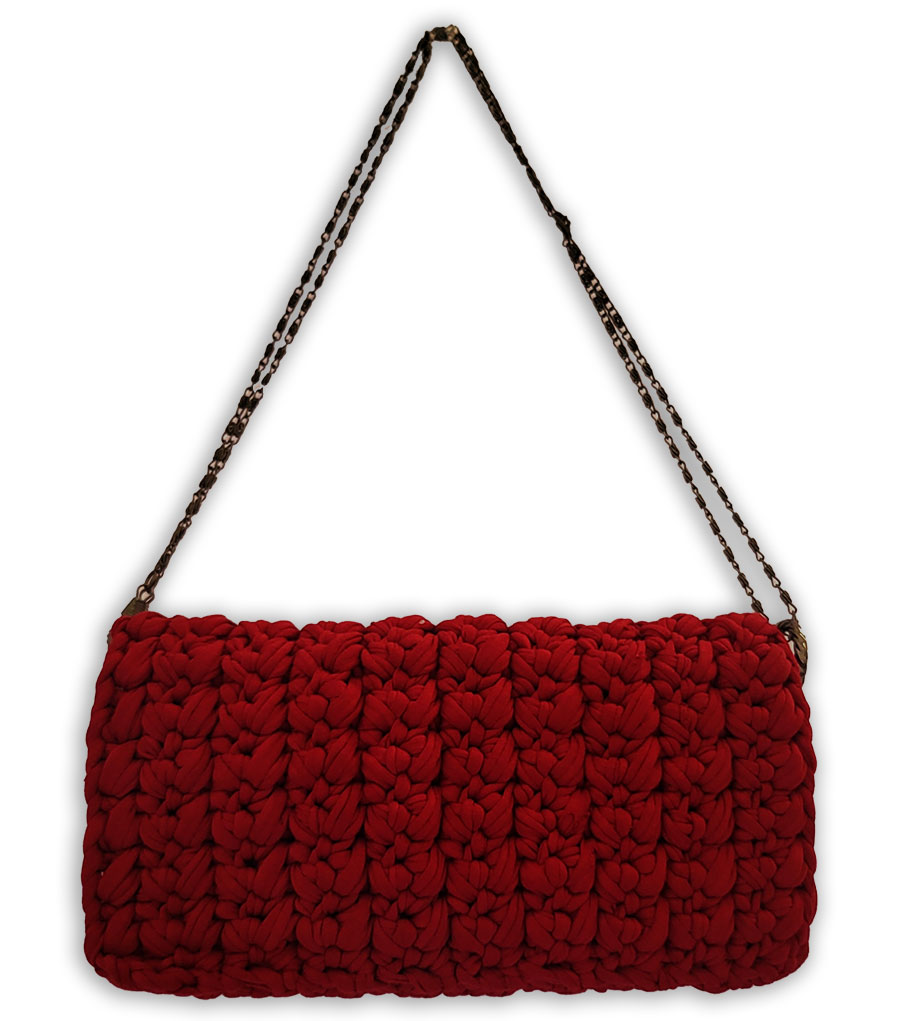 Sac Handys Crochic Rouge