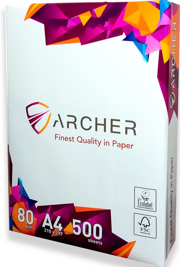 Ramette Papier A4 Archer Extra blanc 500 feuilles