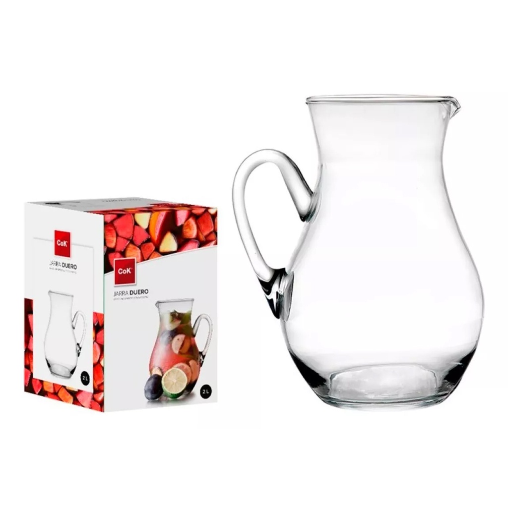 Carafe en verre 2 Litres Jarra Duerro
