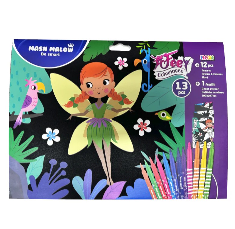 Mash Malow Set de Coloriage FAIRY VELVET