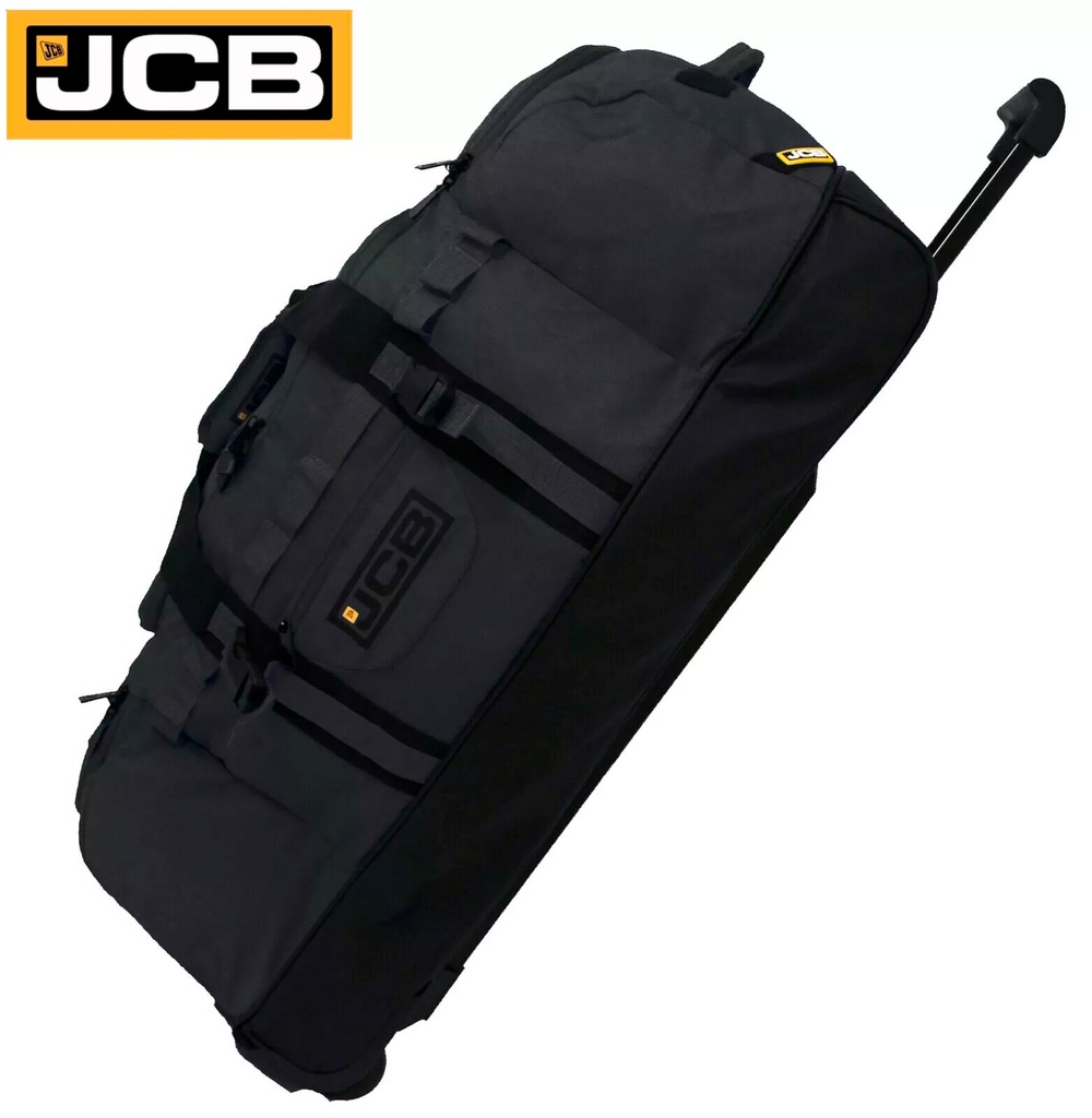 Sac de voyage à roulettes, Base en Polyuréthane étanche, Polyester Noir