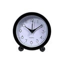 Pandiani Horloge Réveil de table analogique noir – Quartz