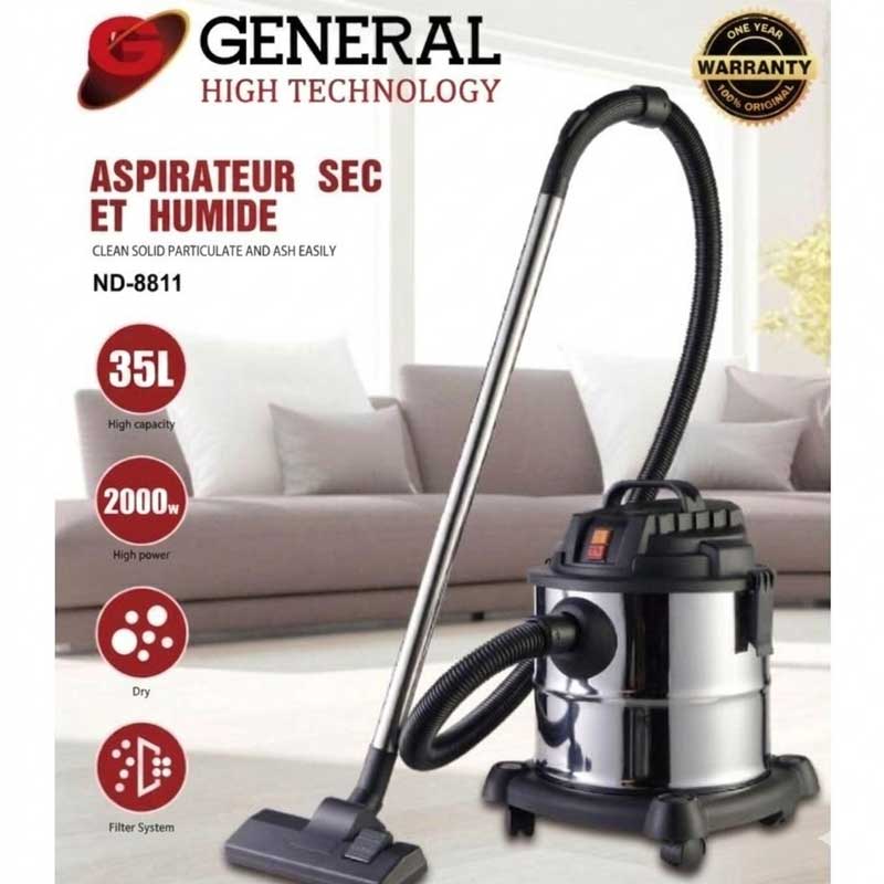 Aspirateur Eau et Poussière General ND-8811 35L – 2000W
