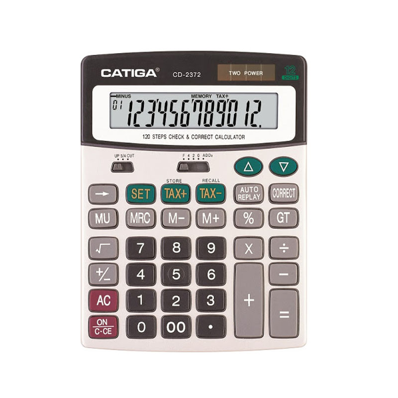 [cd-2372] Calculatrice de Bureau Catiga cd-2372
