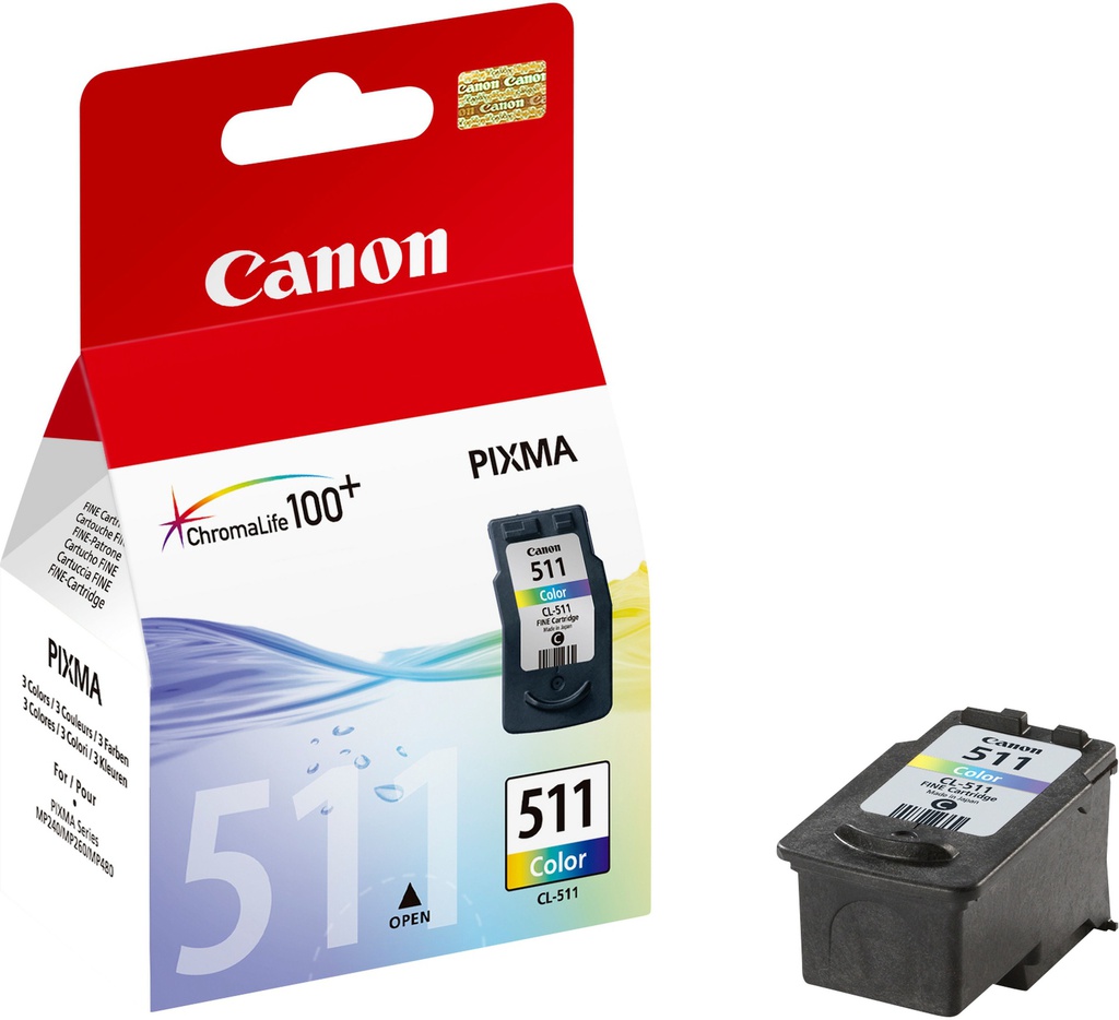 Cartouche Canon CL-511 Couleurs