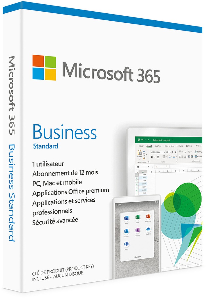 Microsoft 365 Business Standard Français - 1an