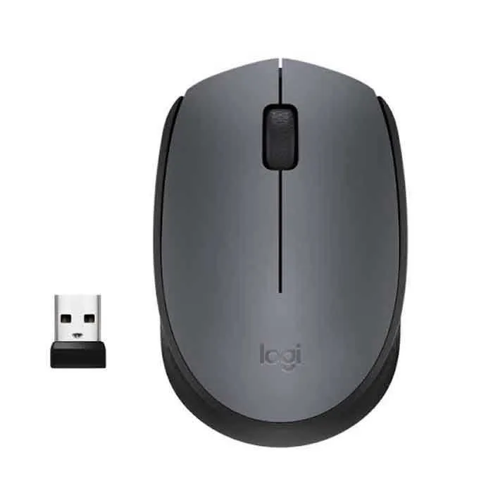 [910-004642] Souris sans fil Logitech M170 grise 1000 DPI