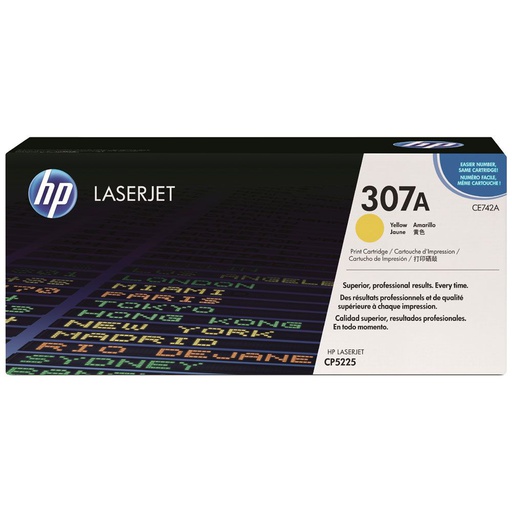 [CE742A] Toner 307A Yellow (CE742A)