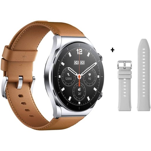 [BHR5560GL] Xiaomi Watch S1 + Bracelet silver en silicon