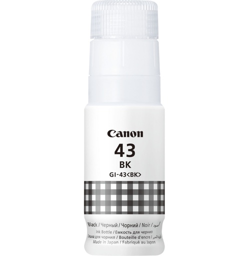 [4698C001AA] Bouteille d'encre Canon GI-43 Noir