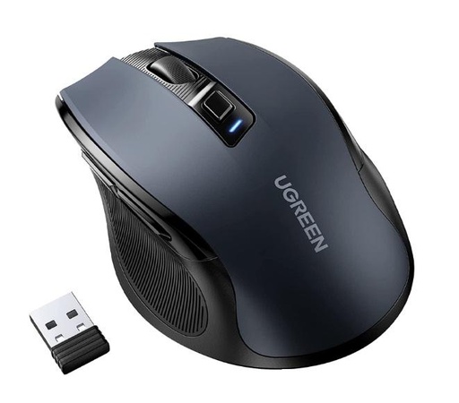 [90545] Souris sans fil Ugreen Design Ergonomique Noir (90545)