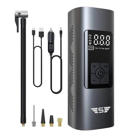 [SEA-CZCQ-101] Compresseur d'air, Powerbank, Lampe LED, 6000mAh Smartedge Adventures