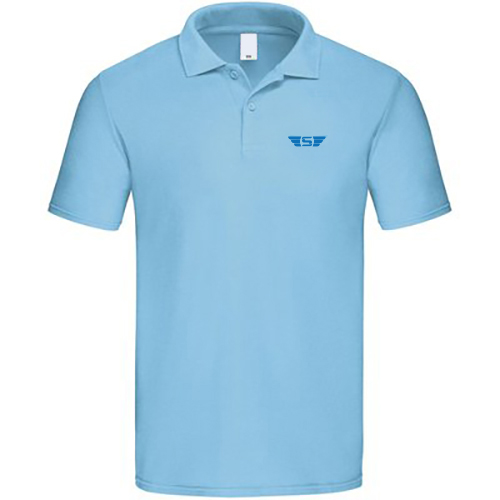 POLO LEGEND unisexe Bleu ciel 100% cotton