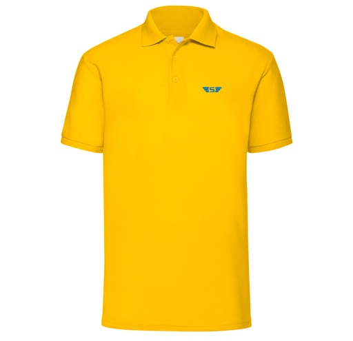 POLO LEGEND unisexe Jaune 100% cotton - M