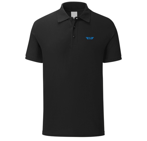 POLO LEGEND unisexe Noir 100% cotton