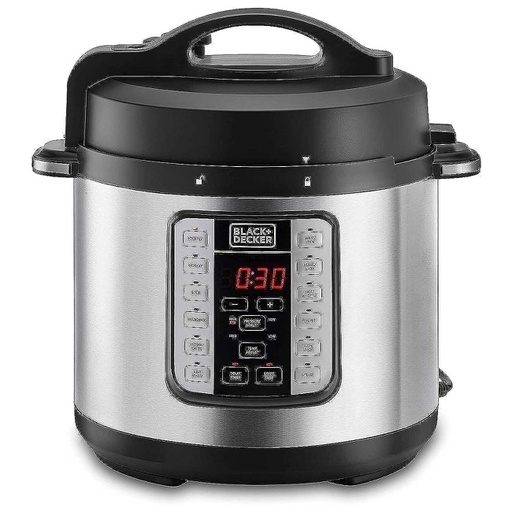 [pcp1000-b5] Black+Decker Smart Electric Pressure Cooker 6L (pcp1000-b5)