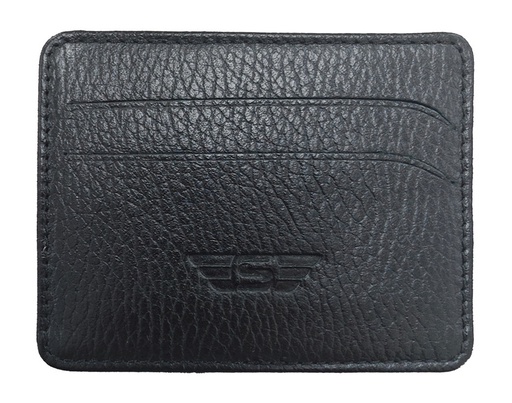 [seapclegendn] Porte carte cuir véritable noir Legend