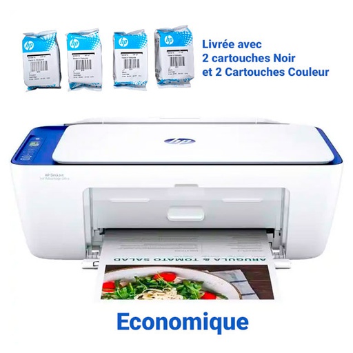[6W7G3B] HP DeskJet 4927 multifonction économique livrée avec 2 cartouches supp  (6W7G3B)