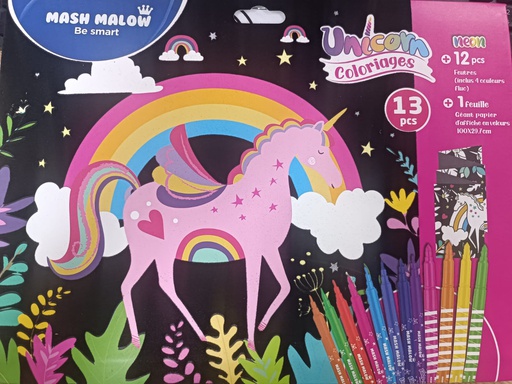 [BP-KR972151] Mash Malow Set de Coloriage UNICORN VELVET