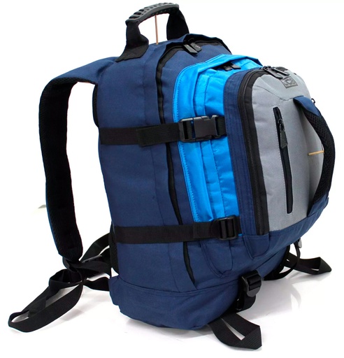 [JCBBP18BLEU] Sac à dos JCB BP18 polyvalent avec bretelles réglables NB