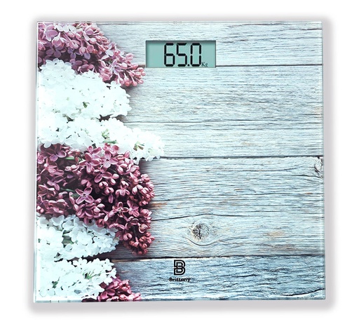 [TY-6118F] Pèse personne Brittany 180Kg flowers
