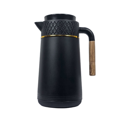 [2313NOIR] Thermos 1L, Chaud &amp; Froid, Noir Brittany motif