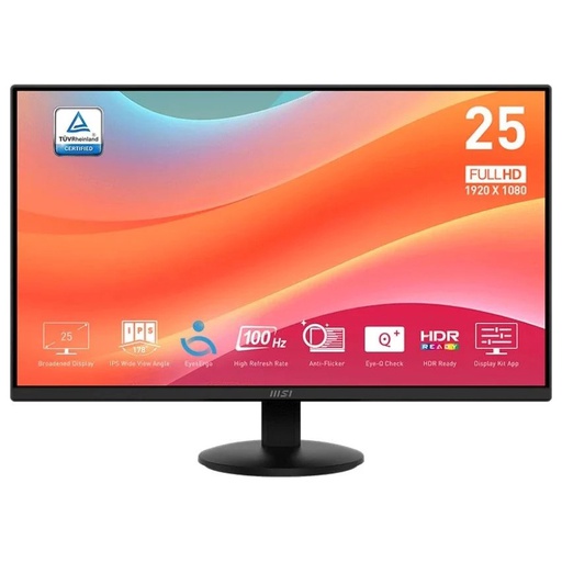 [9S6-3PD7CT-012] MSI Écran 25" Full HD PRO MP252L (9S6-3PD7CT-012)