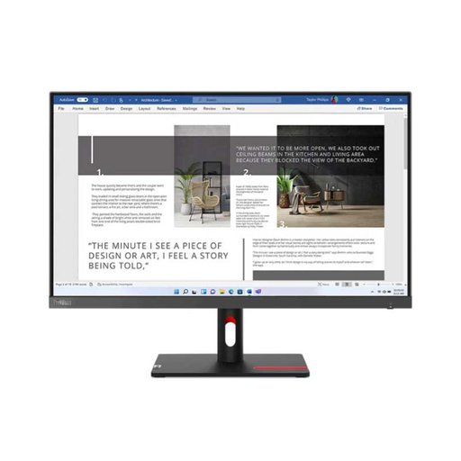 [63dfkat4eu] Écran Lenovo 27" Full HD ThinkVision S27i-30