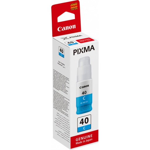 [3400C001AA] Bouteille CANON GI-40 Cyan