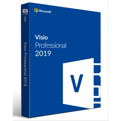 [D87-07412] Microsoft Visio Pro 2019 32/64 Bit Français